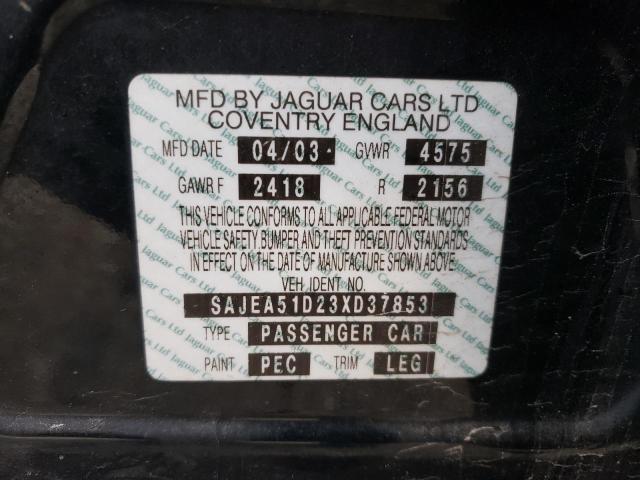 Photo 10 from auction – 2003 JAGUAR X-TYPE with VIN SAJEA51D23XD37853
