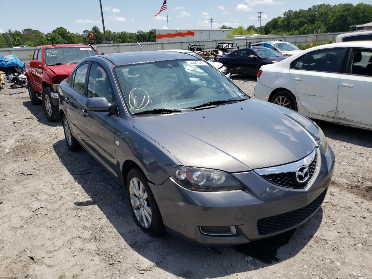 MAZDA 3 I 2008 with VIN JM1BK32F981783637 - Photo from auction