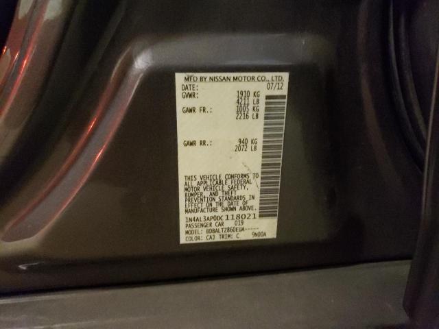 Photo 10 from auction – 2013 NISSAN ALTIMA 2.5 with VIN 1N4AL3AP0DC118021