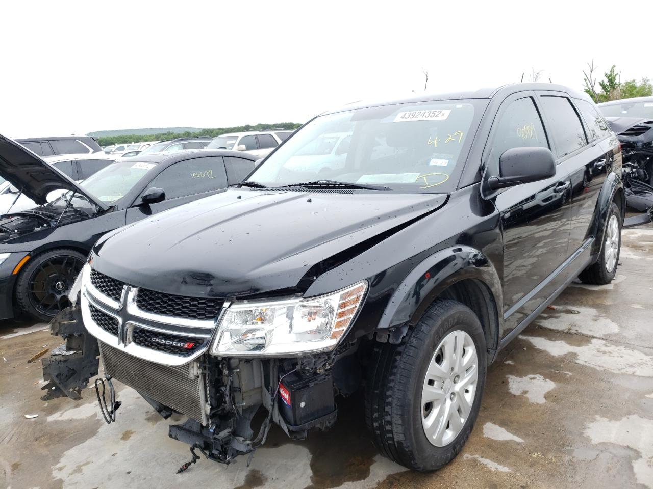 Photo 2 from auction – 2015 DODGE JOURNEY SE with VIN 3C4PDCAB4FT735208