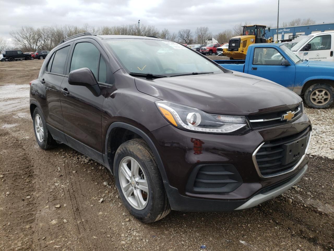 CHEVROLET TRAX 1LT 2021 with VIN KL7CJPSM6MB365521 - Photo from auction
