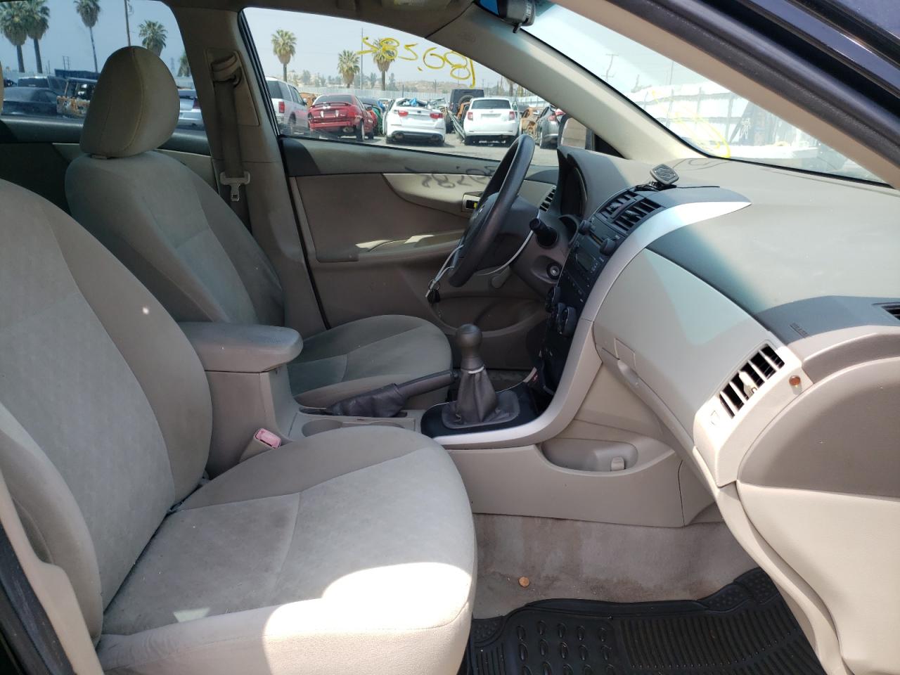 Photo 5 from auction – 2009 TOYOTA COROLLA BA with VIN 1NXBU40E29Z019540