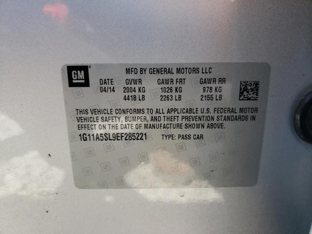 Photo 10 from auction – 2014 CHEVROLET MALIBU LS with VIN 1G11A5SL9EF285221
