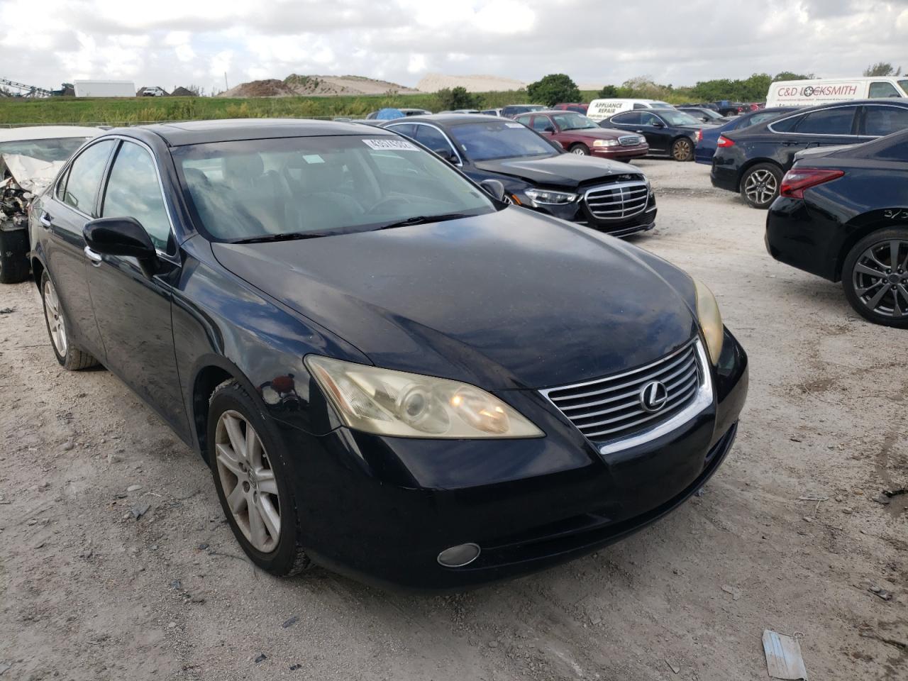 LEXUS ES 350 2008 with VIN JTHBJ46G382166903 - Photo from auction