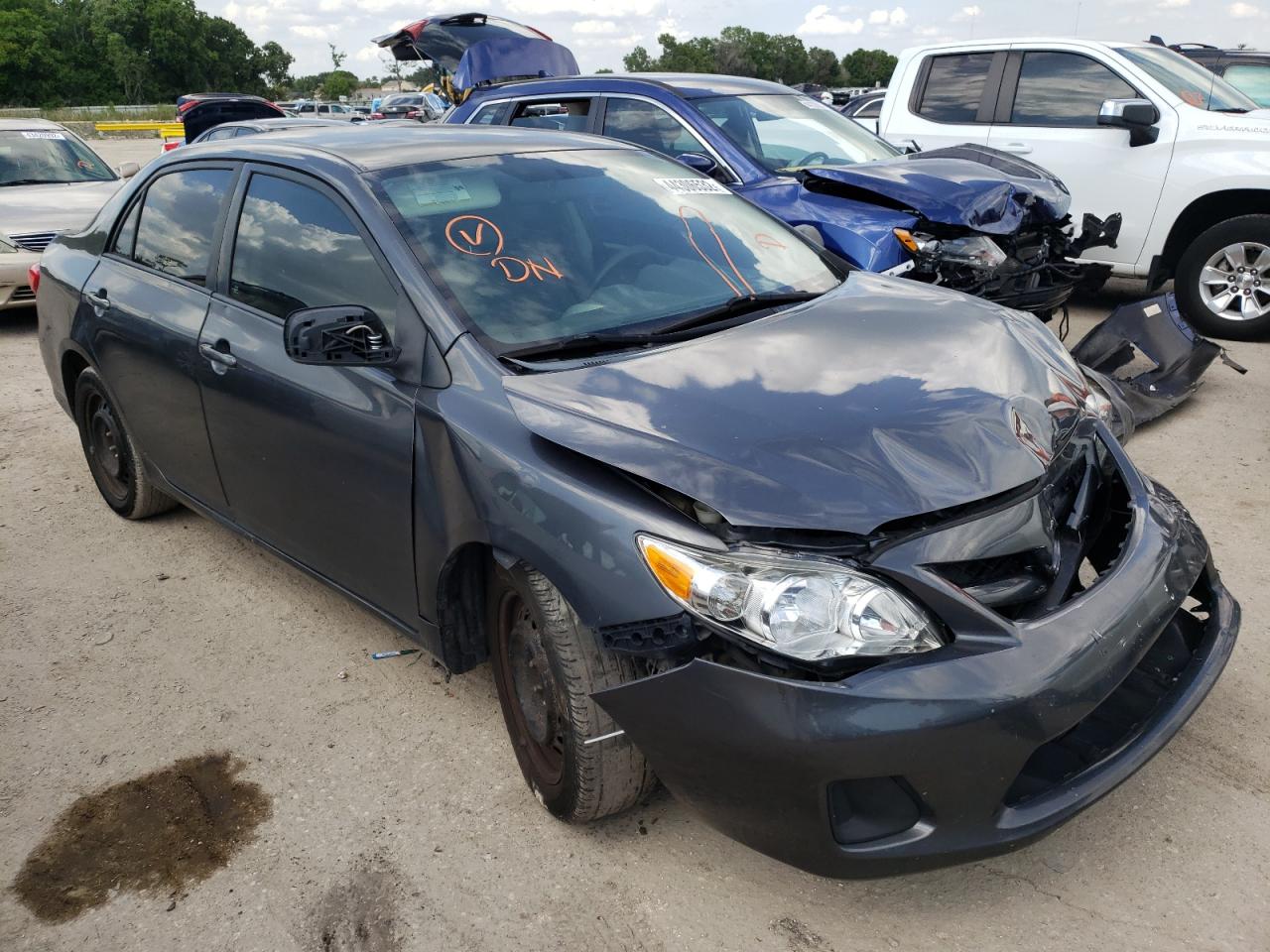 TOYOTA COROLLA BA 2012 with VIN 2T1BU4EE3CC789991 - Photo from auction