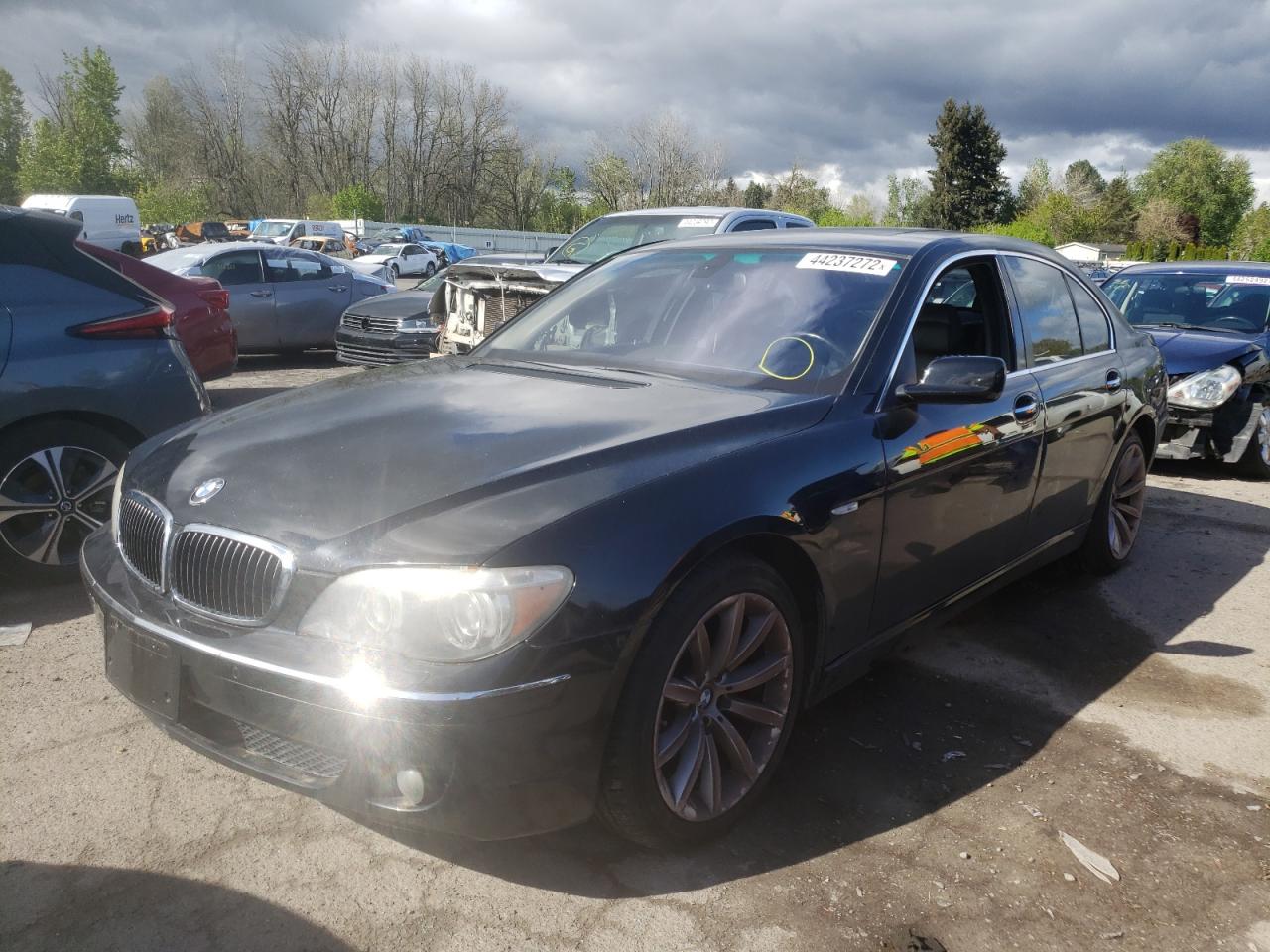 Photo 2 from auction – 2007 BMW 750 I with VIN WBAHL835X7DT07532