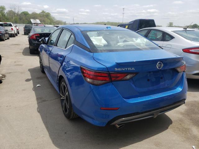 Photo 3 from auction – 2022 NISSAN SENTRA with VIN 3N1AB8DV7NY235580
