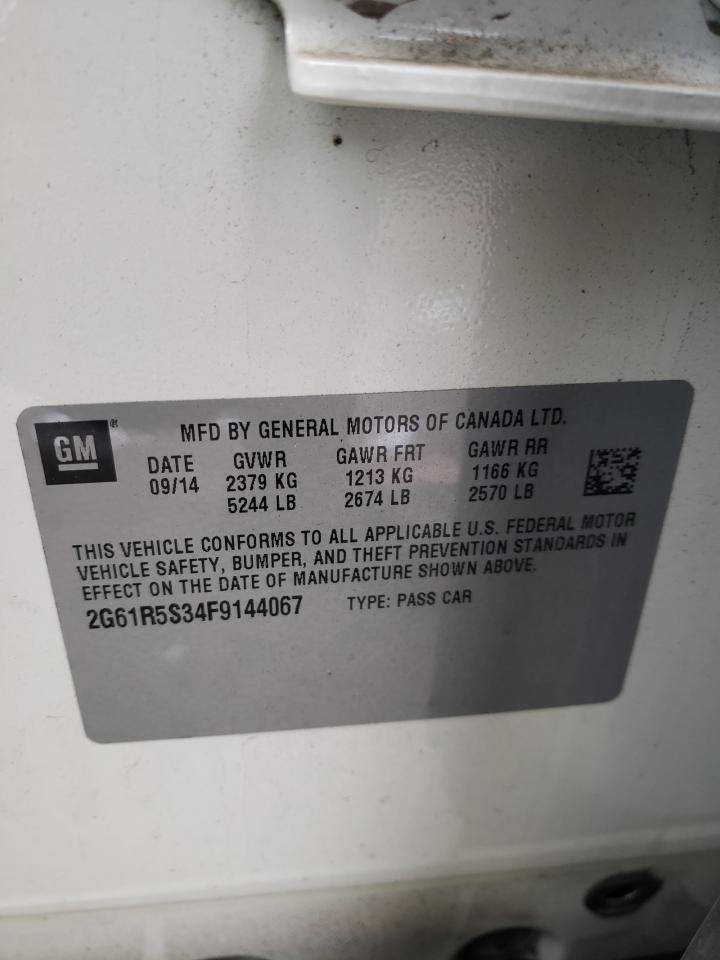 Photo 10 from auction – 2015 CADILLAC XTS PREMIU with VIN 2G61R5S34F9144067