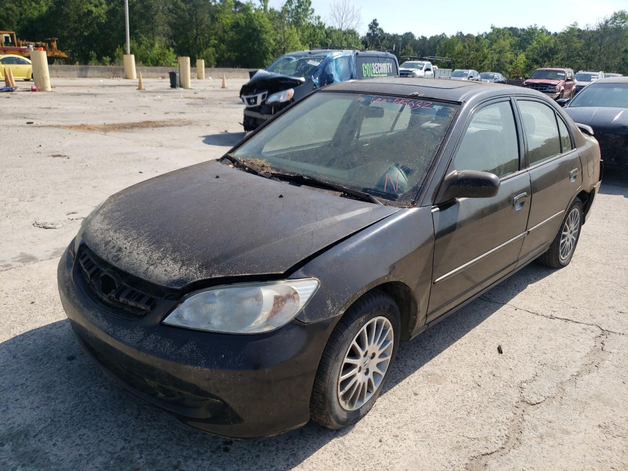 Photo 2 from auction – 2005 HONDA CIVIC EX with VIN 2HGES26755H590183