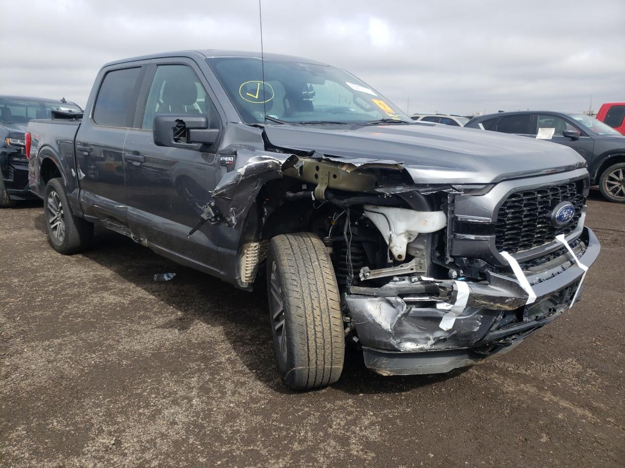 FORD F150 SUPER 2021 with VIN 1FTEW1EP2MKD82185 - Photo from auction