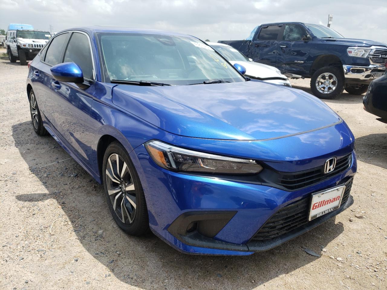 Photo 1 from auction – 2022 HONDA CIVIC EX with VIN 2HGFE1F74NH306161