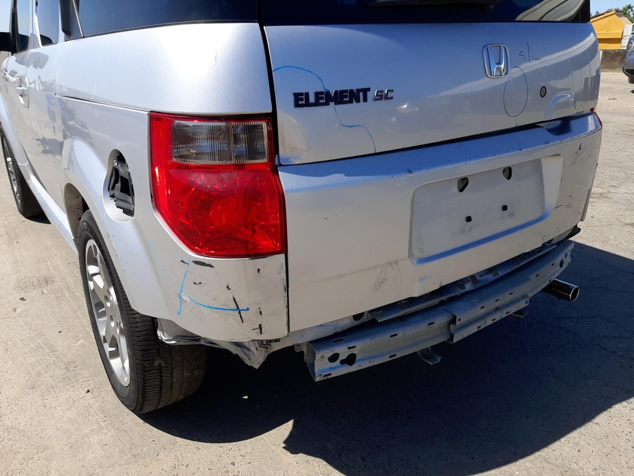 Photo 9 from auction – 2008 HONDA ELEMENT SC with VIN 5J6YH18958L005820