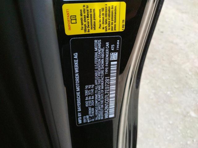 Photo 10 from auction – 2020 BMW M240I with VIN WBA2N1C07L7E97281