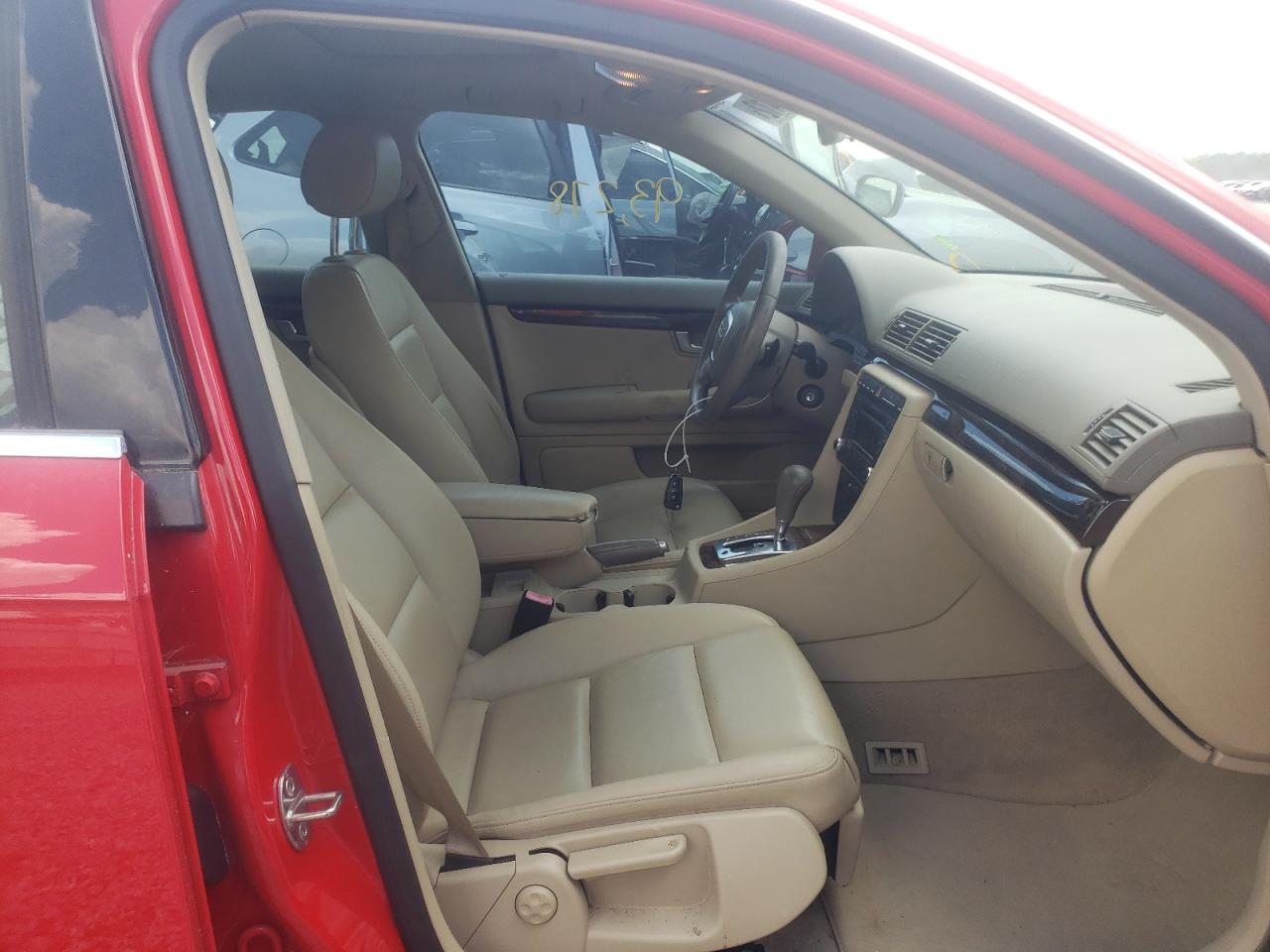 Photo 5 from auction – 2008 AUDI A4 with VIN WAUAF78E58A088882