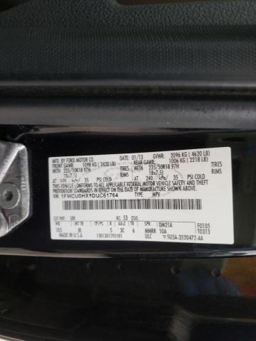 Photo 10 from auction – 2013 FORD ESCAPE SEL with VIN 1FMCU0HX1DUC61764