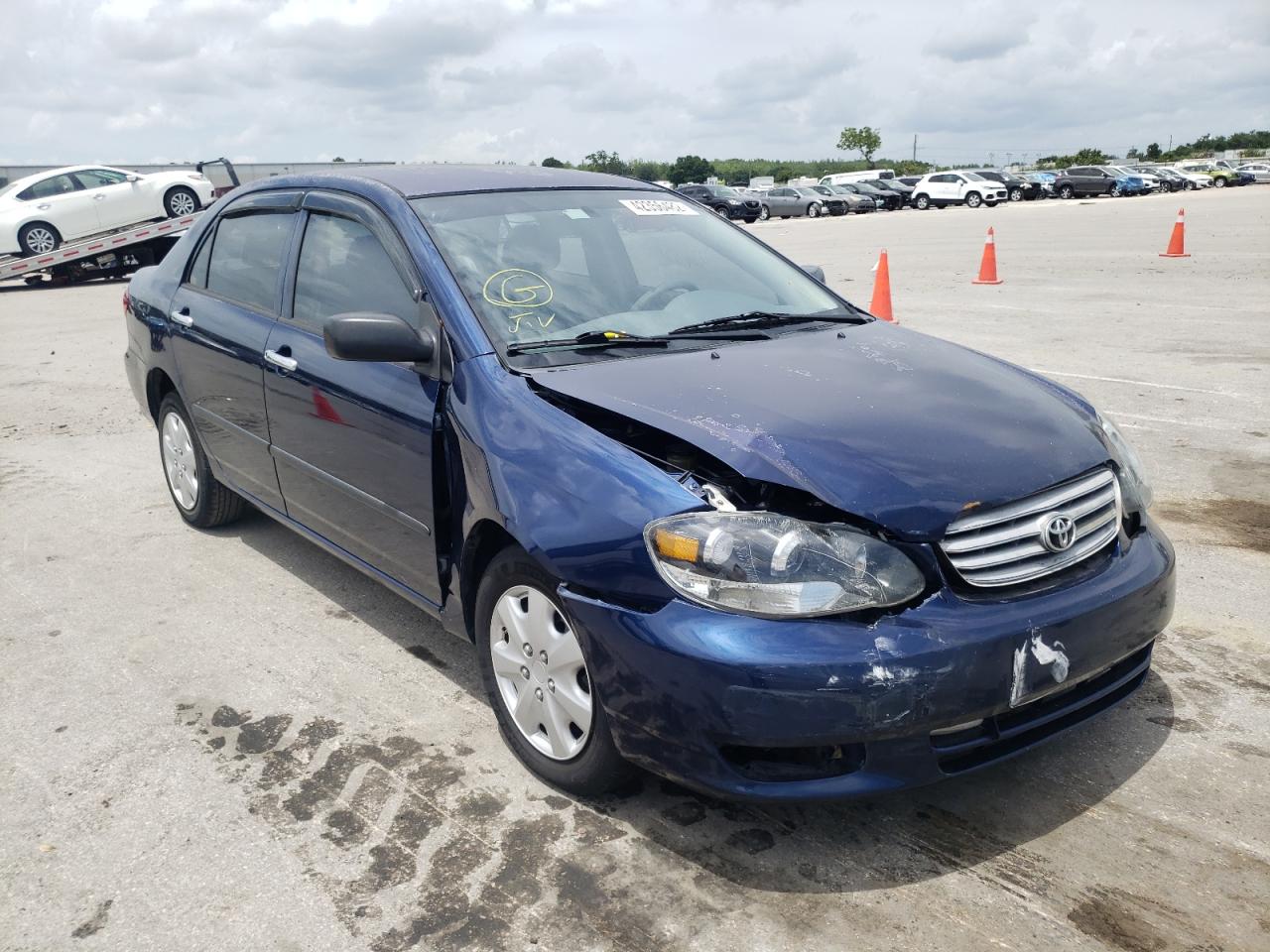 TOYOTA COROLLA CE 2003 with VIN JTDBR32E732007545 - Photo from auction