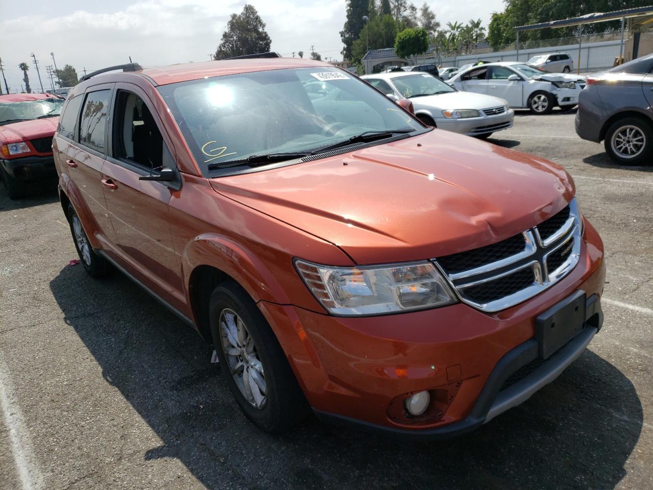 DODGE JOURNEY SX 2014 with VIN 3C4PDCBG2ET270677 - Photo from auction