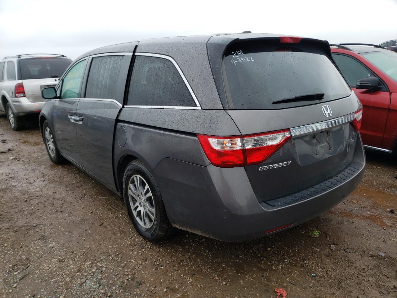 Photo 3 from auction – 2013 HONDA ODYSSEY EX with VIN 5FNRL5H62DB003025