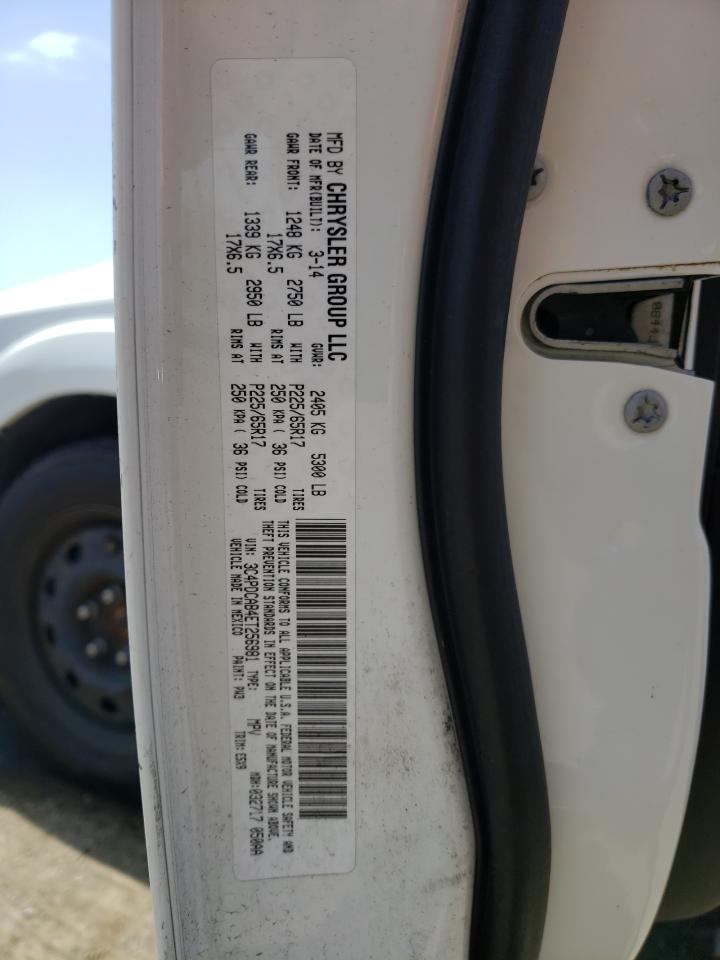 Photo 10 from auction – 2014 DODGE JOURNEY SE with VIN 3C4PDCAB4ET256981