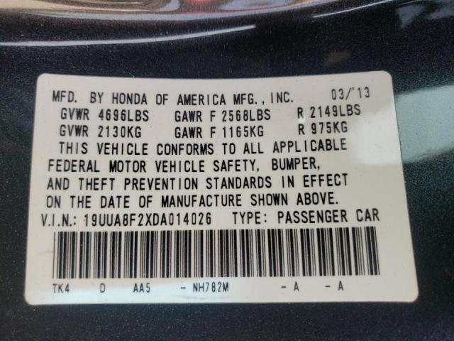 Photo 10 from auction – 2013 ACURA TL with VIN 19UUA8F2XDA014026