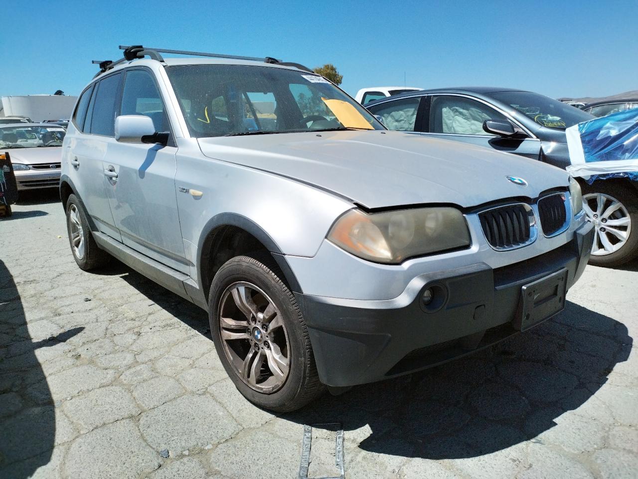 BMW X3 3.0I 2004 with VIN WBXPA93444WC33533 - Photo from auction
