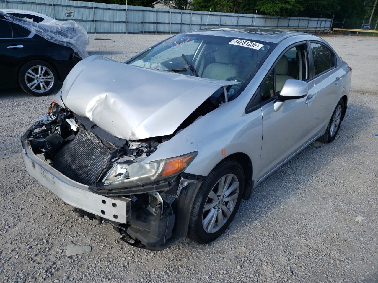 Photo 2 from auction – 2012 HONDA CIVIC EX with VIN 2HGFB2F81CH520917