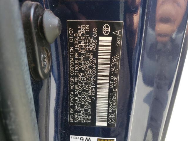 Photo 10 from auction – 2007 TOYOTA SCION TC with VIN JTKDE177270204460