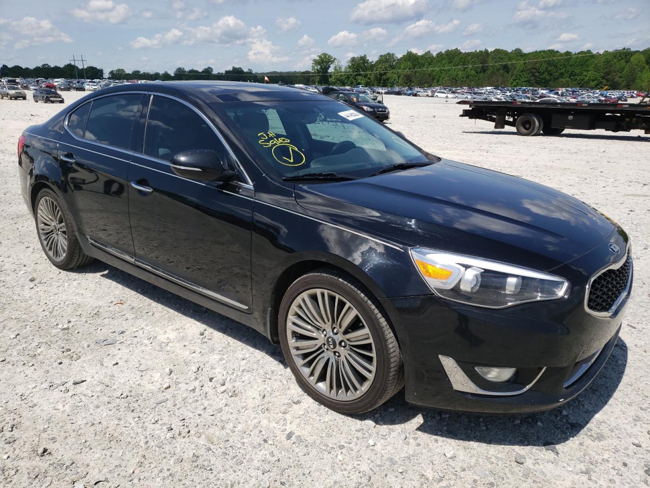 KIA CADENZA PR 2014 with VIN KNALN4D76E5155639 - Photo from auction