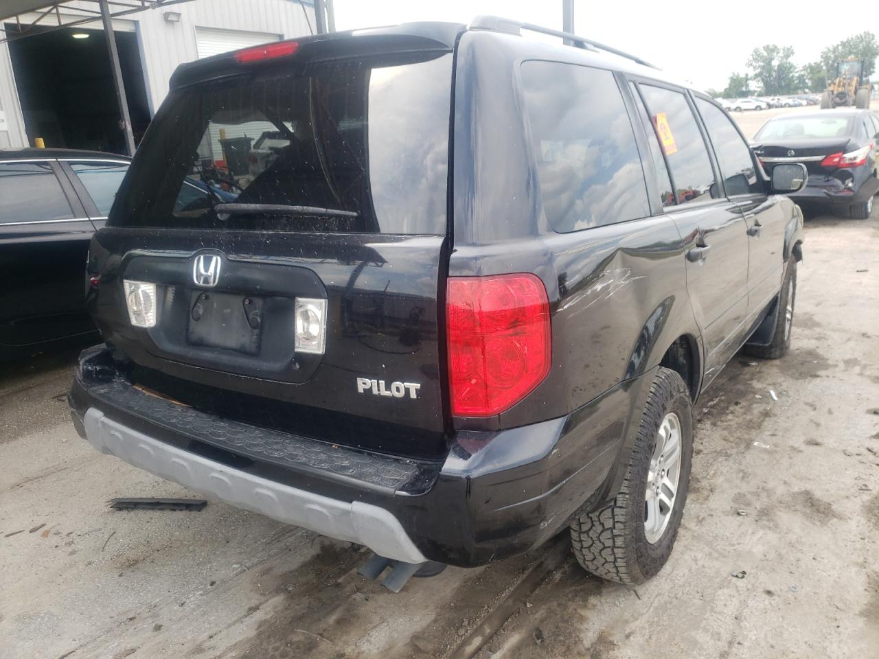 Photo 4 from auction – 2005 HONDA PILOT EXL with VIN 5FNYF18565B043077