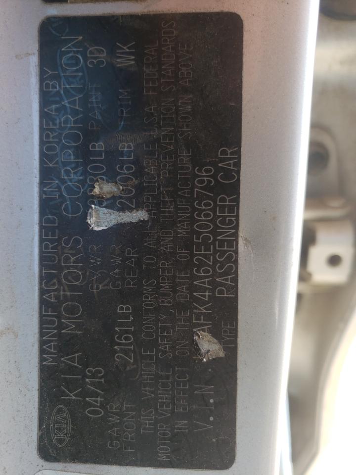 Photo 10 from auction – 2014 KIA FORTE LX with VIN KNAFK4A62E5066796
