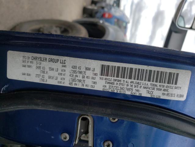 Photo 10 from auction – 2010 DODGE RAM 2500 with VIN 3D7UT2CL5AG170979