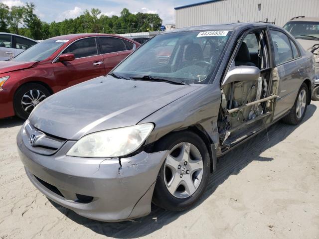 Photo 2 from auction – 2005 HONDA CIVIC EX with VIN 2HGES26725H565435