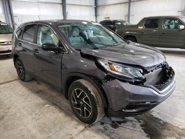 Photo 1 from auction – 2016 HONDA CR-V SE with VIN 2HKRM3H49GH521381