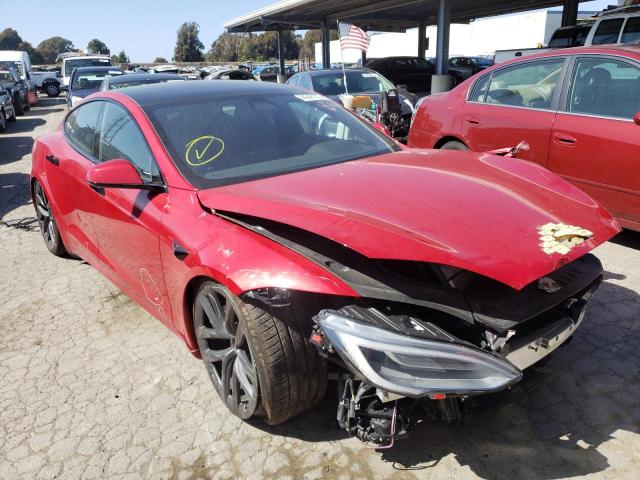 TESLA MODEL S 2021 with VIN 5YJSA1E67MF436022 - Photo from auction