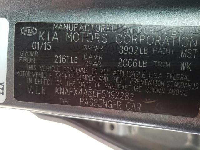 Photo 10 from auction – 2015 KIA FORTE EX with VIN KNAFX4A86F5392282