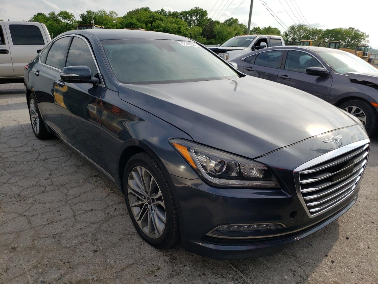 GENESIS G80 BASE 2017 z numerem VIN KMHGN4JE8HU171998 - Zdjęcie z aukcji
