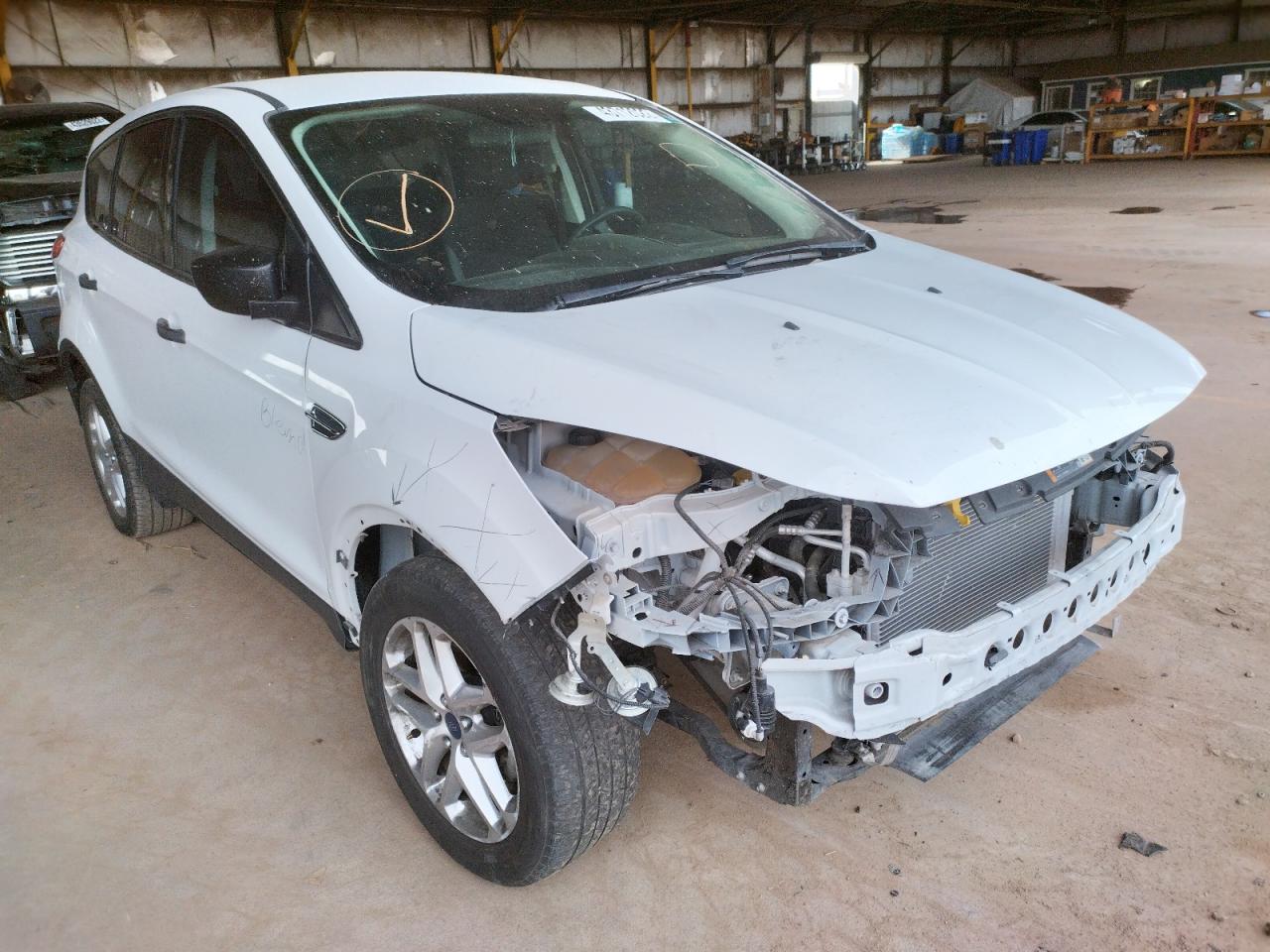 FORD ESCAPE S 2014 with VIN 1FMCU0F7XEUD01747 - Photo from auction