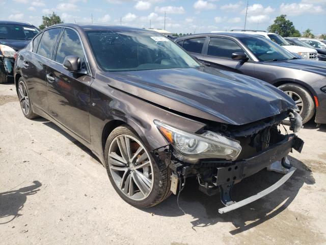 INFINITI Q50 BASE/P 2015 with VIN JN1BV7AP4FM335961 - Photo from auction
