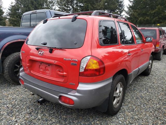 Photo 4 from auction – 2003 HYUNDAI SANTA FE G with VIN KM8SC73E53U490962