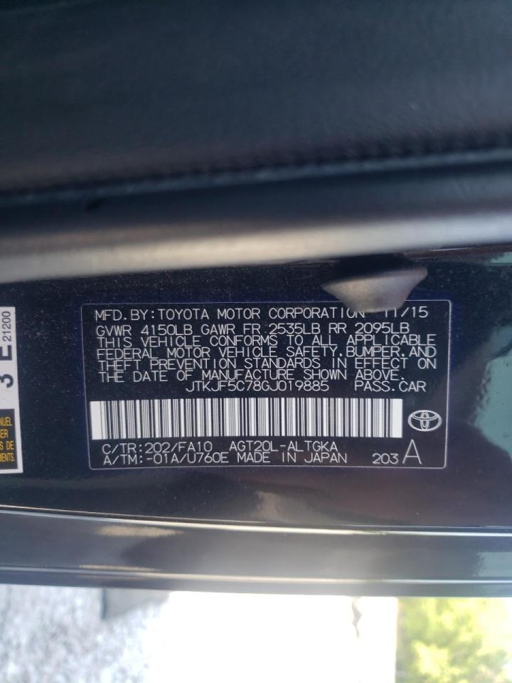 Photo 10 from auction – 2016 TOYOTA SCION TC with VIN JTKJF5C78GJ019885