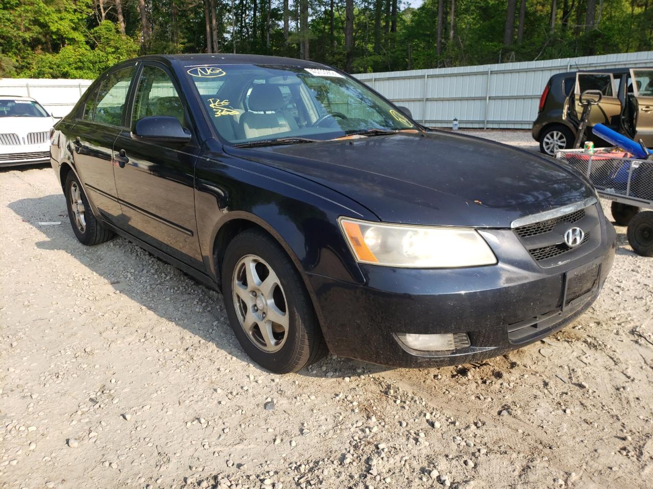 HYUNDAI SONATA SE 2007 with VIN 5NPEU46F87H163019 - Photo from auction