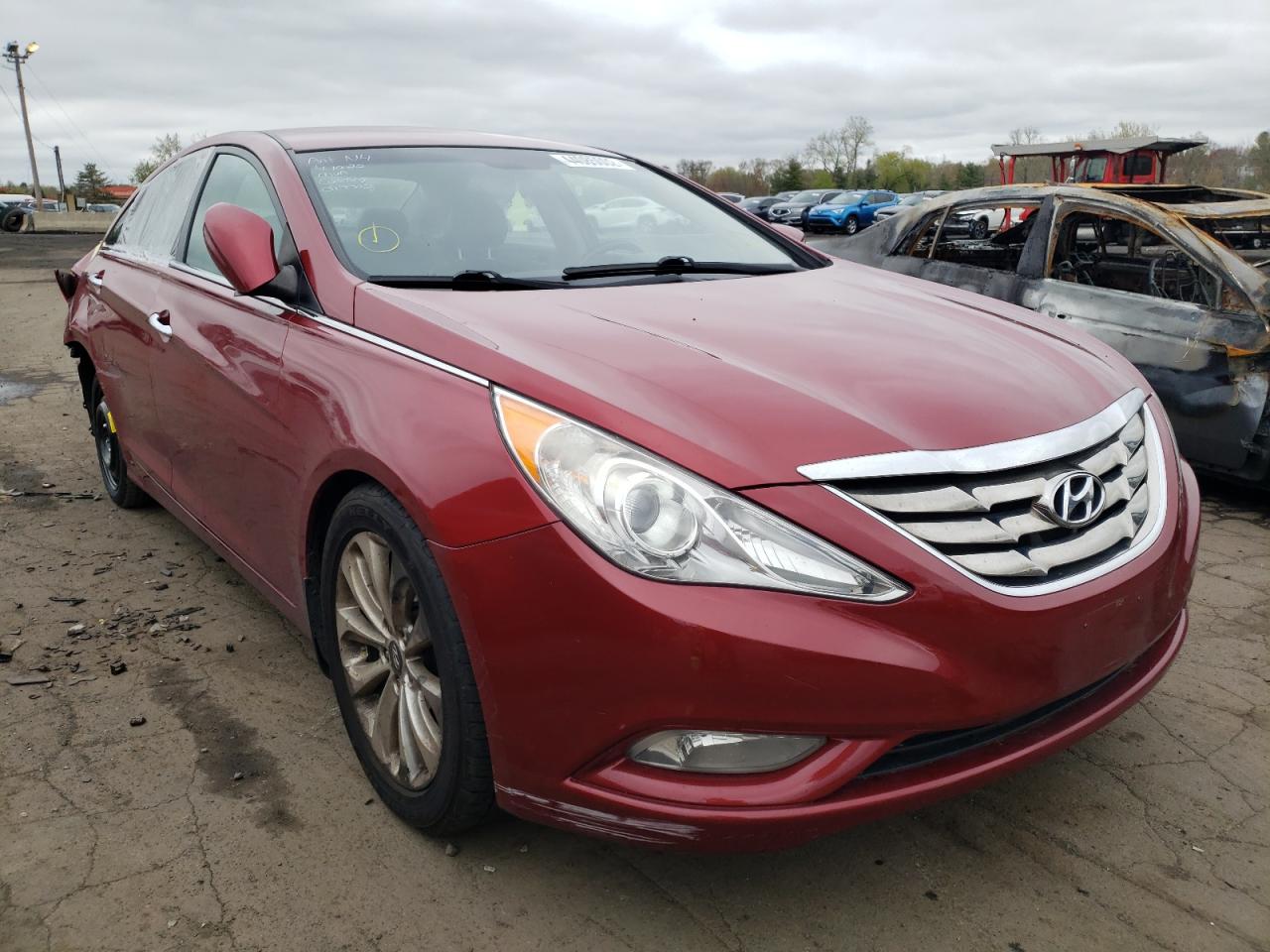 HYUNDAI SONATA SE 2013 with VIN 5NPEC4AC2DH777964 - Photo from auction