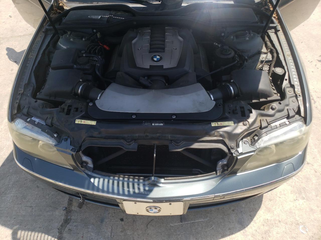 Photo 7 from auction – 2007 BMW 750 with VIN WBAHN83577DT68086