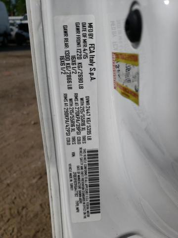 Photo 10 from auction – 2015 RAM PROMASTER with VIN ZFBERFBT1F6A47782