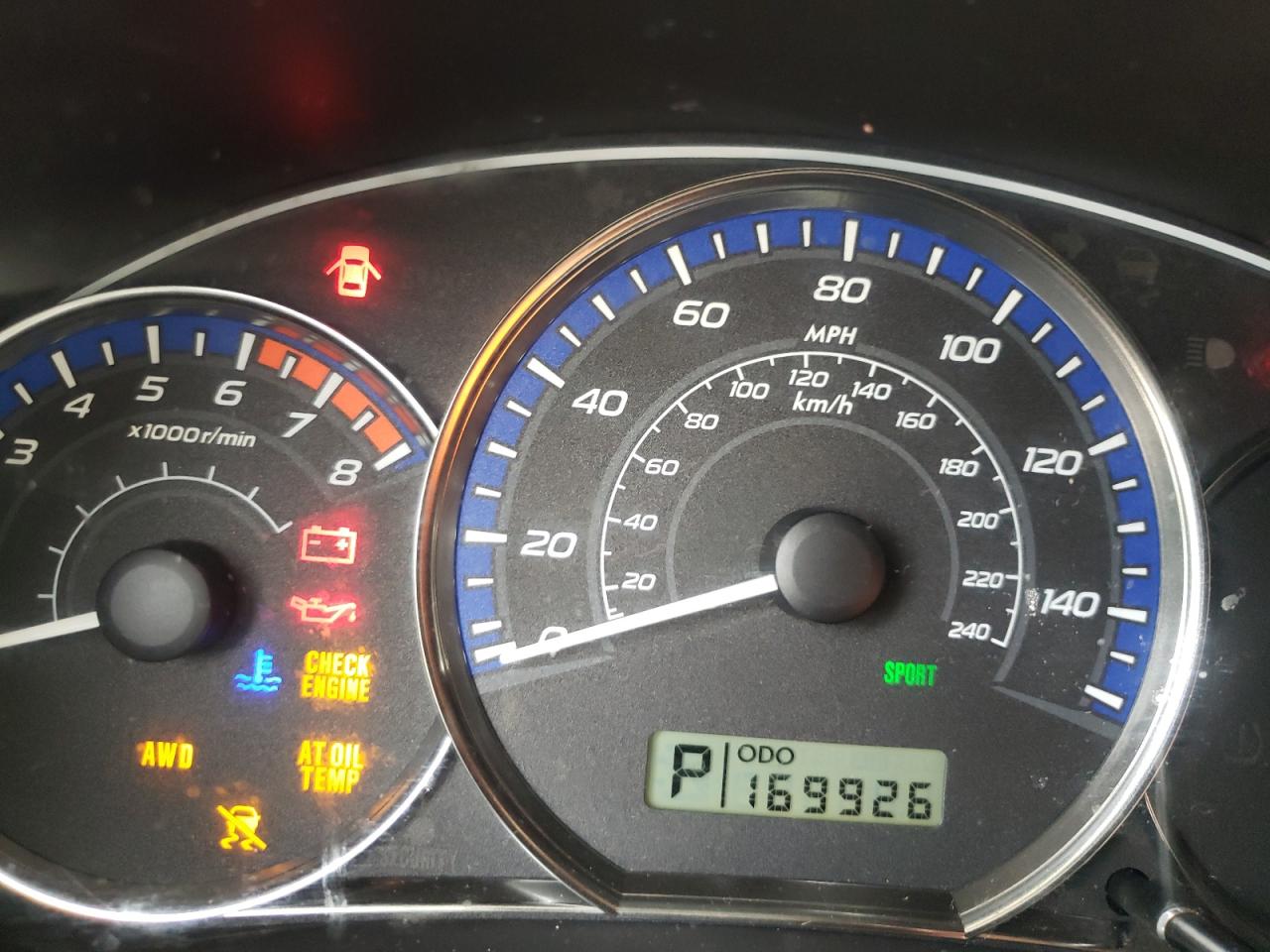 Photo 8 from auction – 2010 SUBARU FORESTER 2 with VIN JF2SH6CC8AH792901