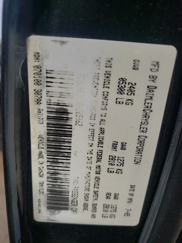 Photo 10 from auction – 2006 CHRYSLER 300 with VIN 2C3LA63H56H205062