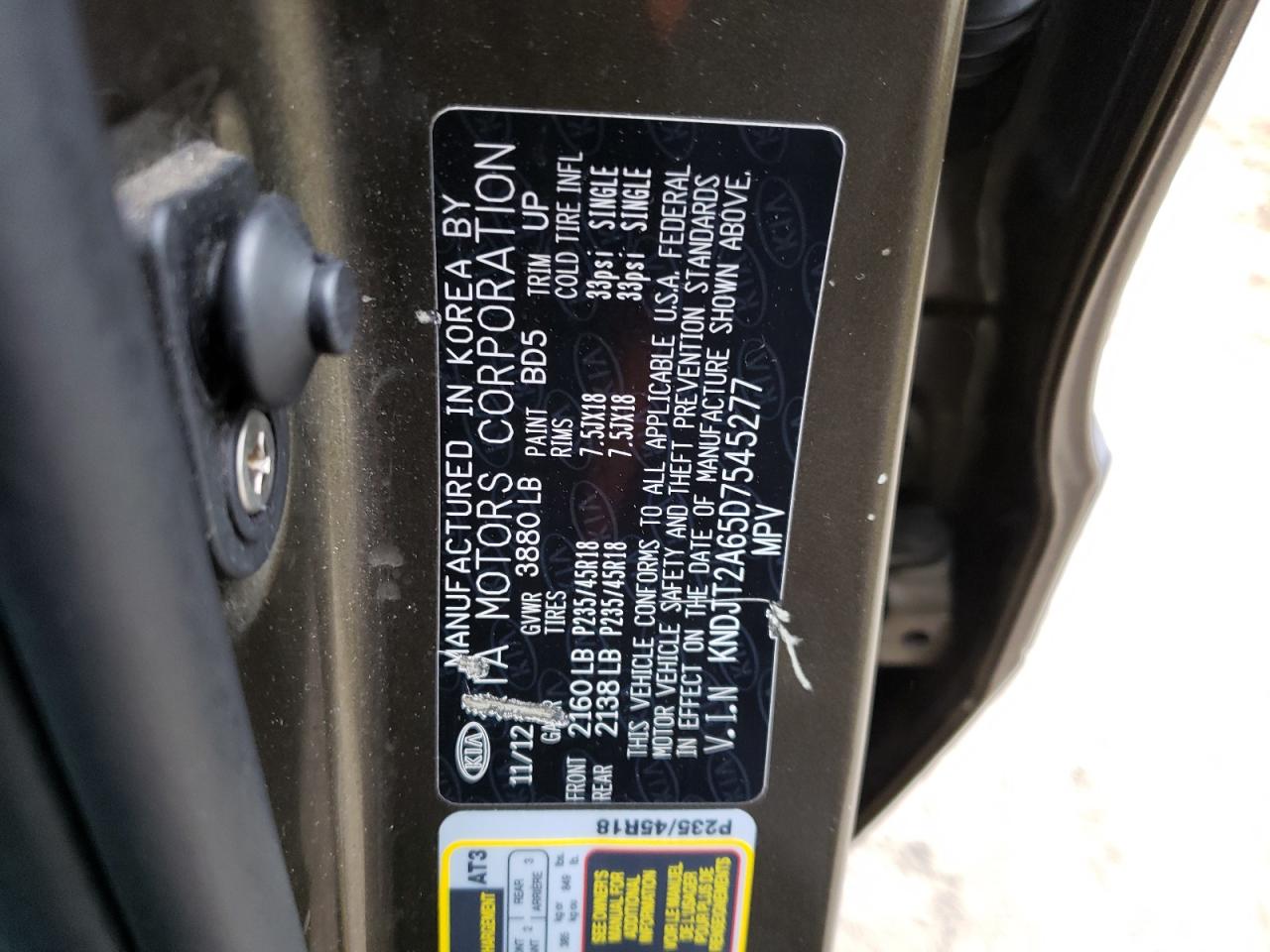 Photo 10 from auction – 2013 KIA SOUL + with VIN KNDJT2A65D7545277
