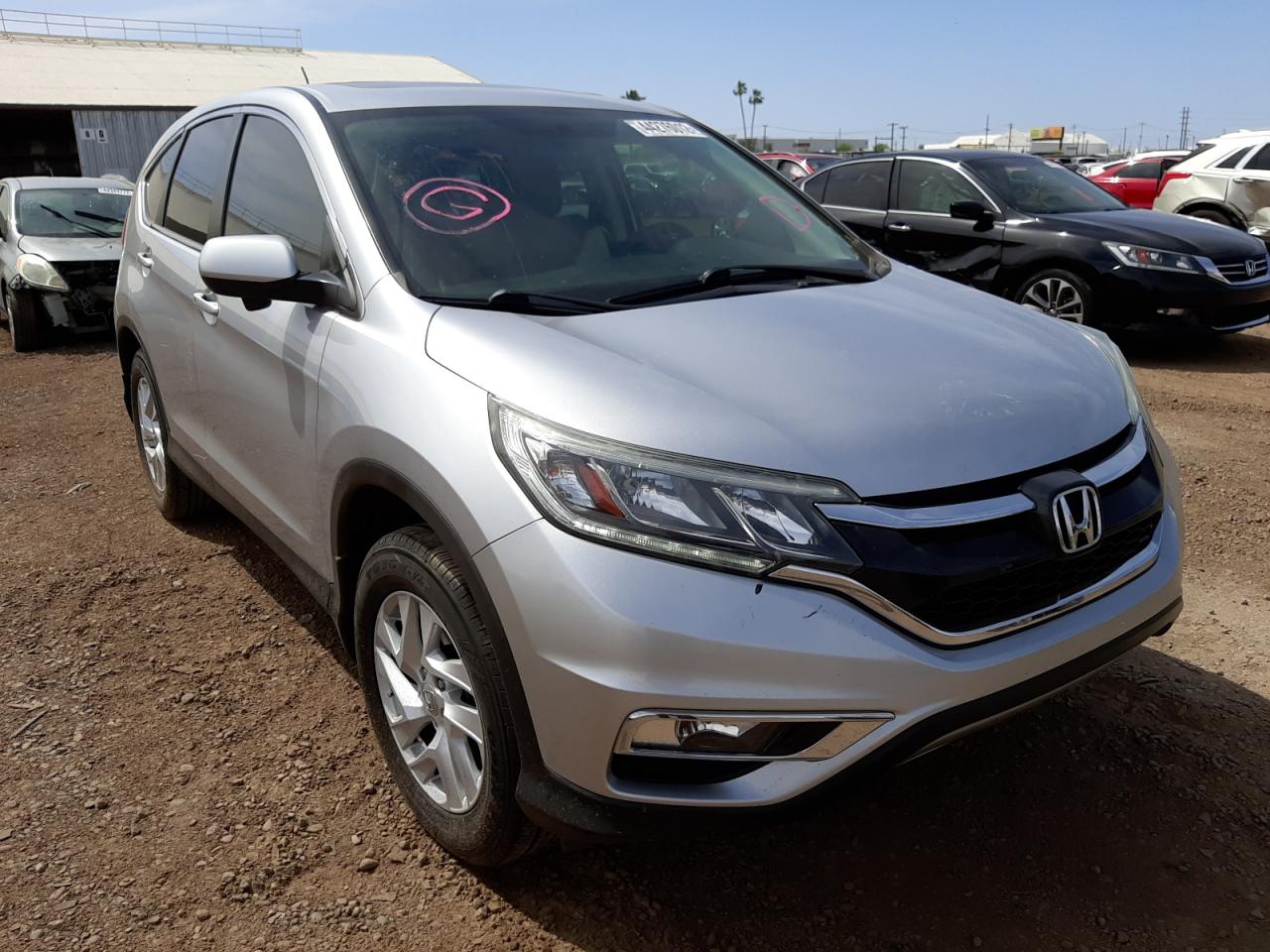 HONDA CR-V EX 2016 with VIN 3CZRM3H52GG715973 - Photo from auction