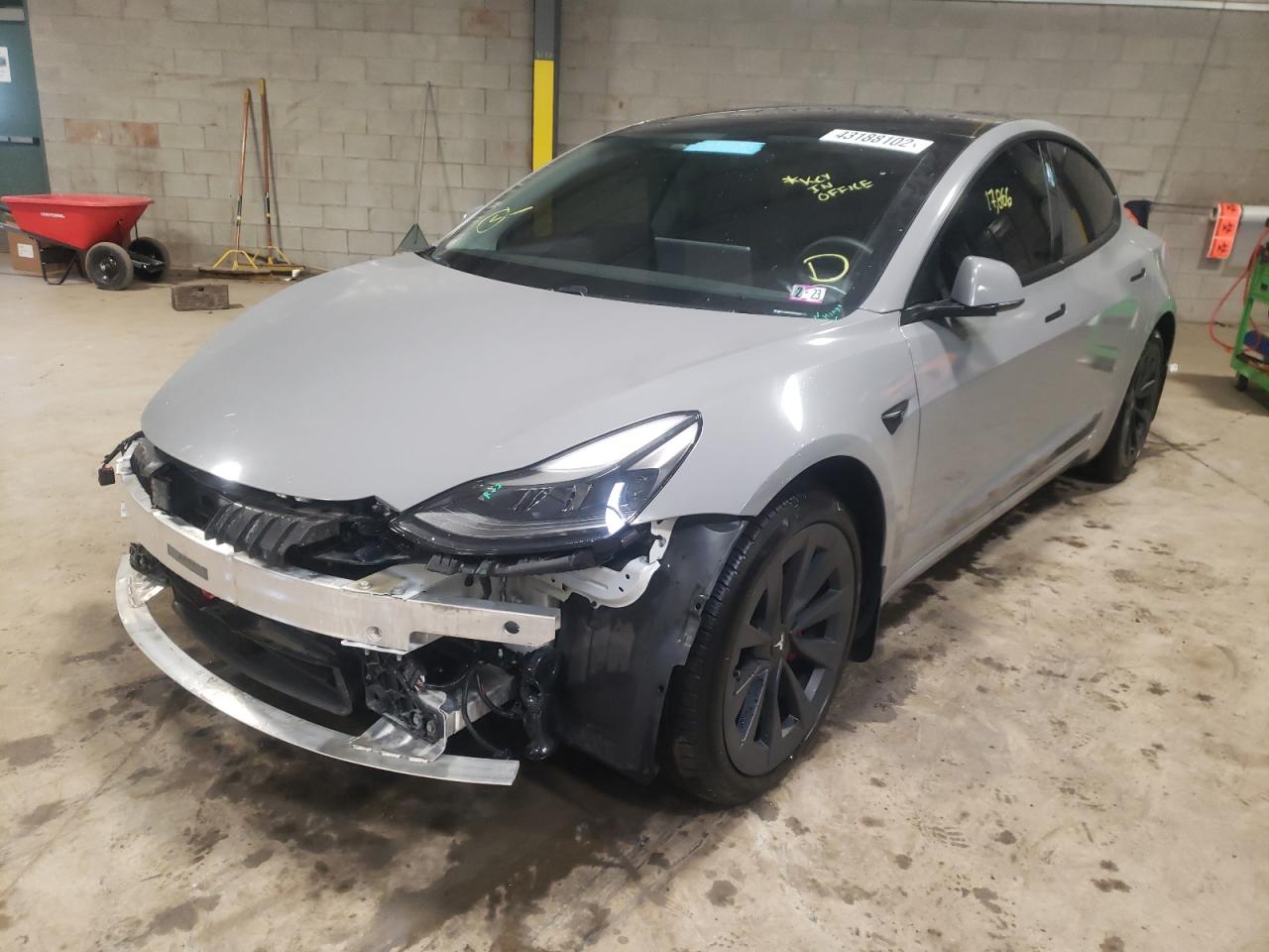 Photo 15 from auction – 2021 TESLA MODEL 3 with VIN 5YJ3E1EBXMF902211