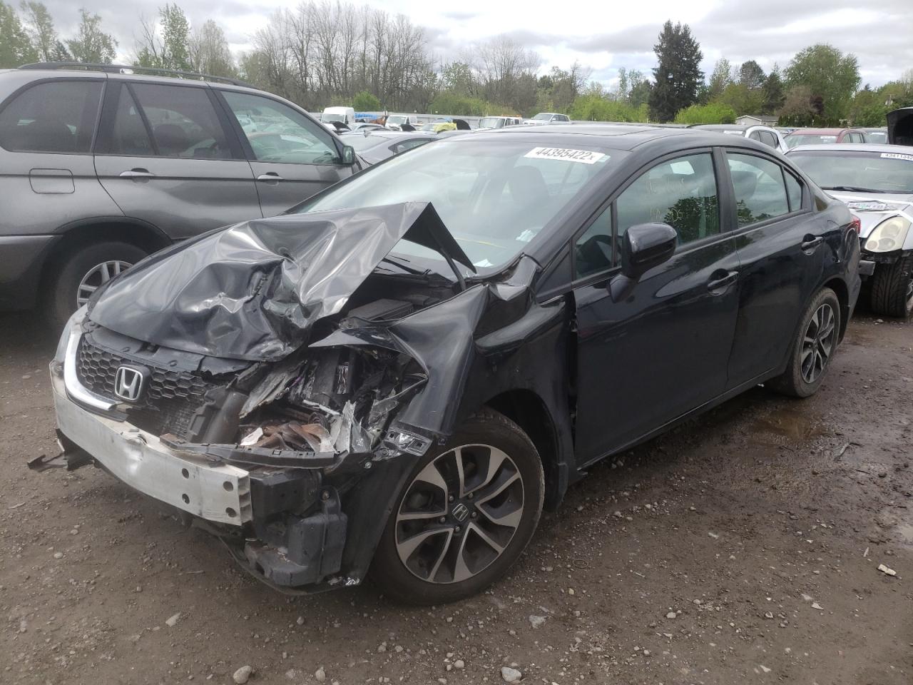 Фото 2 с аукциона – 2015 HONDA CIVIC EX с VIN 19XFB2F87FE294879